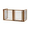 Richell Convertible Elite 4 Panel Pet Gate - Autumn Matte