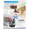 Elevated Automatic Cat Feeders - 17 Cups Auto Pet Dry Food Dispenser for Cats and Dogs - Raised Programmable Timed Cat Feeder