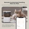 Automatic Cat Feeder - WiFi Cat Food Dispenser with APP Control Up to 15 Portions 10 Meals Per Day