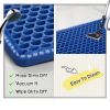 Cat Litter Mat; Kitty Litter Trapping Mat; Double Layer Mats with MiLi Shape Scratching design; Urine Waterproof; Easy Clean; Scatter Control 21" x 14