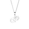 Cat Necklace Women's European And American Stainless Steel Cute Kitten Pendant Clavicle Necklace Accessories