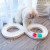 Toy cat turntable teasing cat set tunnel teasing cat stick pet supplies