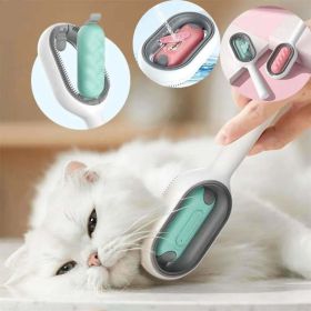 Cat Hair Brush With Water, Sticky Brush For Cats (Color: Blue, Type: Only Brush)