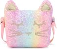 mibasies Kids Cat Purse for Little Girls Toddlers Wallet Crossbody Bag