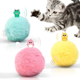 Potaroma Chirping Cat Toys Balls with SilverVine Catnip; 2022 Upgraded; 3 Pack Fluffy Interactive Cat Kicker; 3 Lifelike Animal Sounds; Kitty Kitten C (Style: Classic)