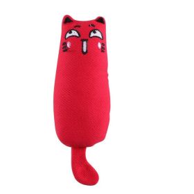 Plush Cat Toy Rustle Sound Catnip Toy Cats Products for Pets Cute Cat Toys for Kitten Teeth Grinding Cat Plush Thumb Pillow (Color: 1PCS1)