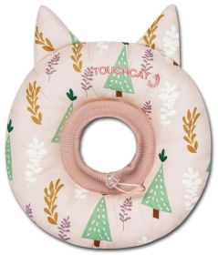 Touchcat 'Ringlet' Licking and Scratching Adjustable Pillow Cat Neck Protector (Color: pink, size: medium)