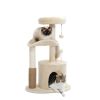 Cat Tree with Natural Sisal Rope Cat Toys for Indoor