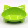 Pet cat bowl Non slip cute cat shaped colorful High Quality cat bowl cat food bowl