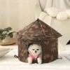 Stray cat and dog removable and Waterproof house; The best gift for a stray cat and dog; pet cage; removable and washable tent