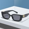 Fashion Cat Eye Sunglasses Luxury V Sun Glasses For Ladies Classic Rectangle Driving Eyewear UV400