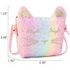 mibasies Kids Cat Purse for Little Girls Toddlers Wallet Crossbody Bag