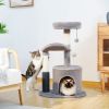 Cat Tree with Natural Sisal Rope Cat Toys for Indoor