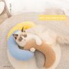 Pillow For Cats, U-Shaped Pillow Equipped With An Adjustable Cat Collar