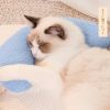 Pillow For Cats, U-Shaped Pillow Equipped With An Adjustable Cat Collar