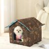 Stray cat and dog removable and Waterproof house; The best gift for a stray cat and dog; pet cage; removable and washable tent